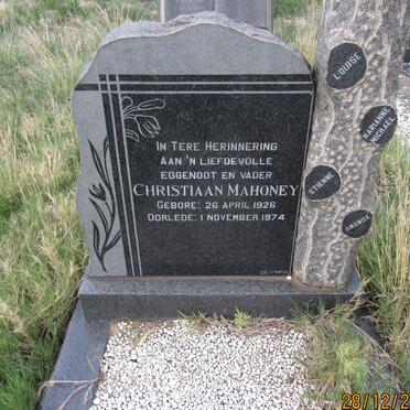 MAHONEY Christiaan 1926-1974