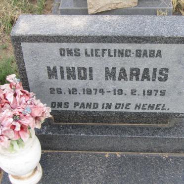 MARAIS Mindi 1974-1975