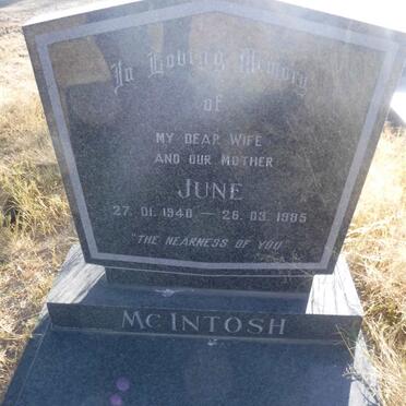 Mc INTOSH June 1940-1985