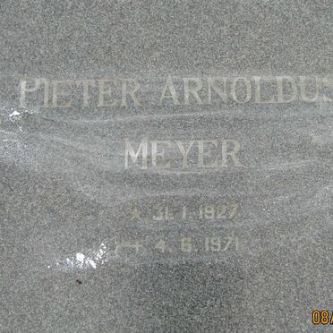 MEYER Pieter Arnoldus 1927-1971