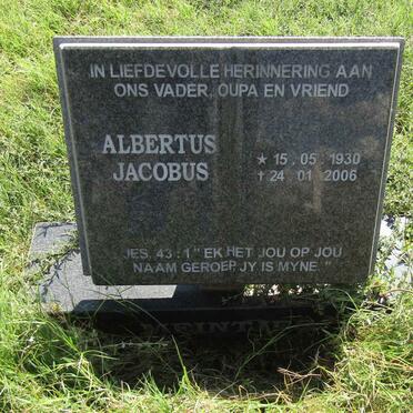 MEINTJES Albertus Jacobus 1930-2006