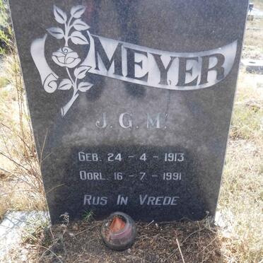 MEYER J.G.M. 1913 - 1991