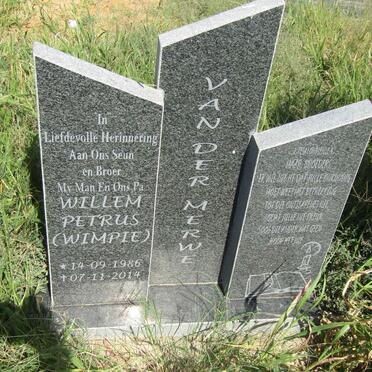 MERWE Willem Petrus, van der 1986-2014