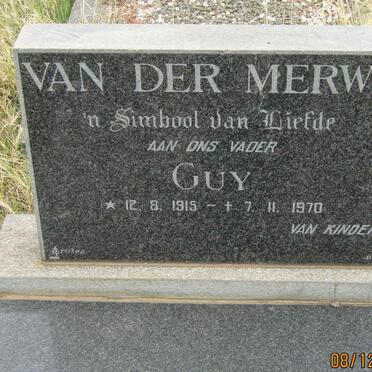 MERWE Guy, van der 1915-1970