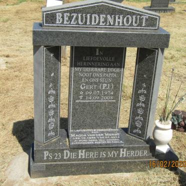 MERWE Magda, van der 1956-2014 :: BEZUIDENHOUT P.J. 1974-2008