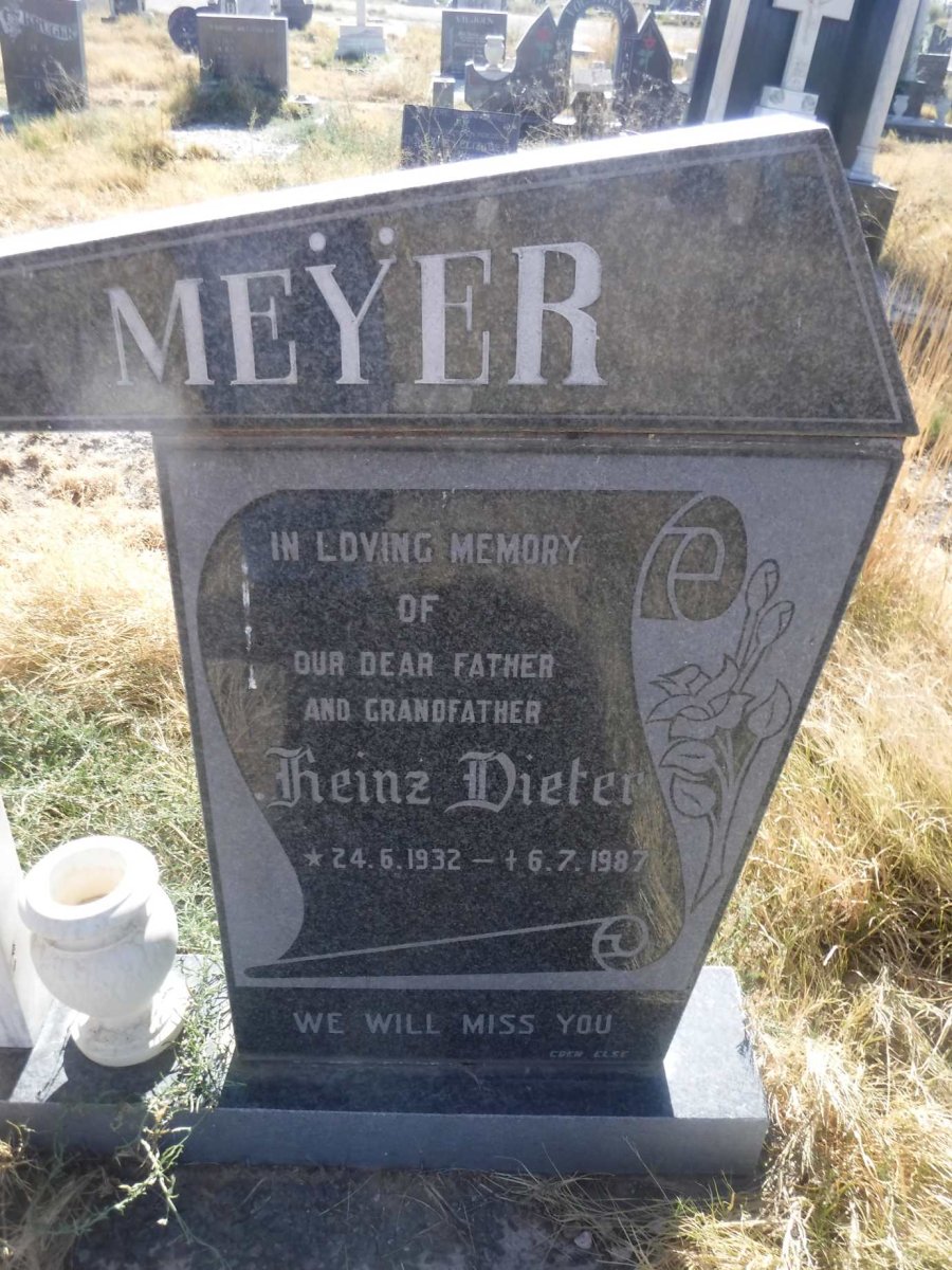 MEYER Heinz Dieter 1932-1987