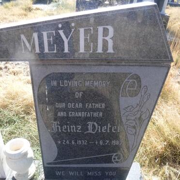 MEYER Heinz Dieter 1932-1987