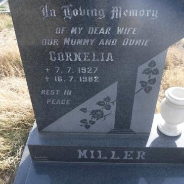 MILLER Cornelia 1927-1982