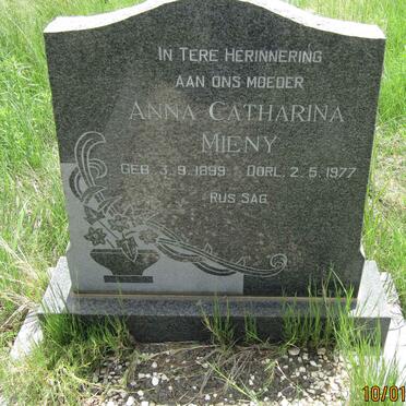 MIENY Anna Catharina 1899-1977