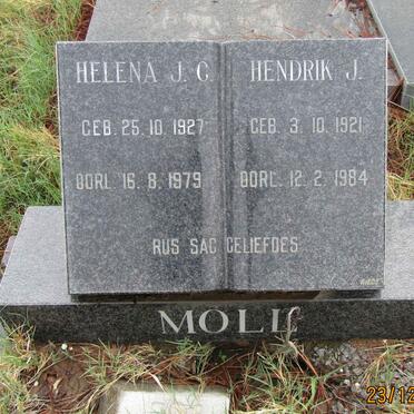MOLL Hendrik J. 1921-1984 &amp; Helena J.C. 1927-1979