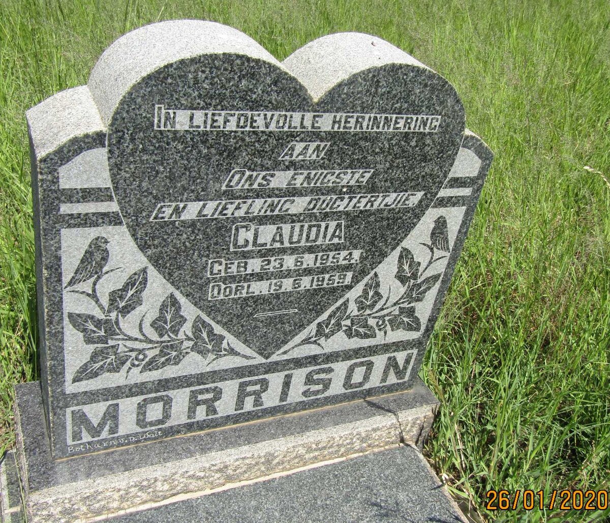 MORRISON Claudia 1954-1959