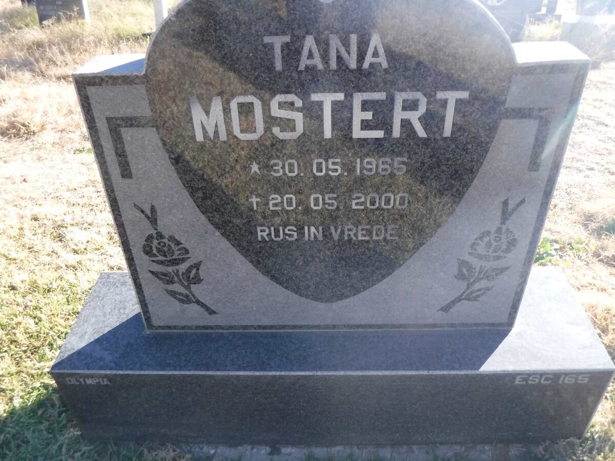 MOSTERT Tana 1965-2000