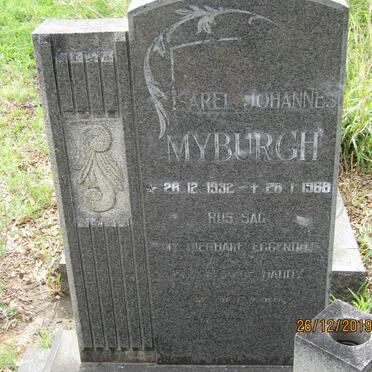 MYBURGH Sarel Johannes 1932-1968