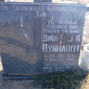 MYNHARDT Dina J.C. 1935-1994