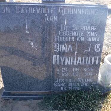 MYNHARDT Dina J.C. 1935-1994