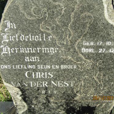 NEST Chris, van der 1952-1971