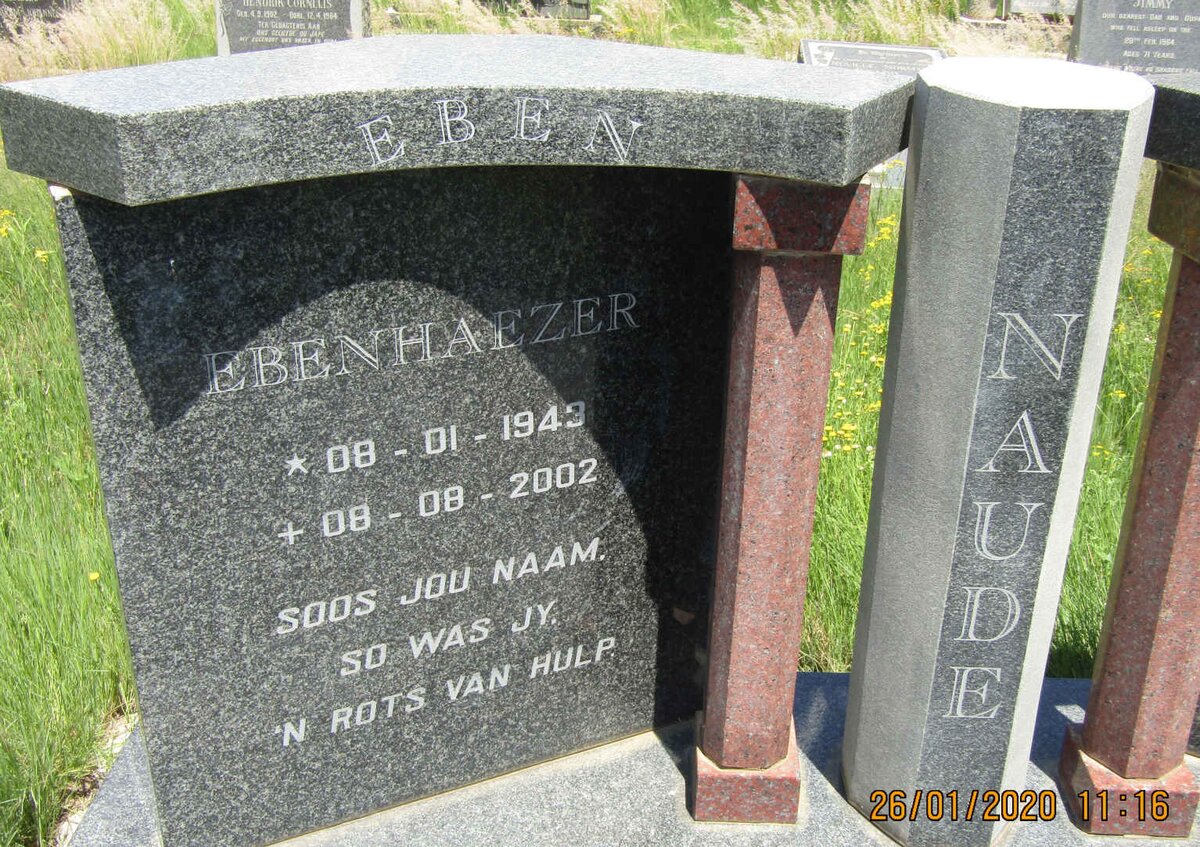 NAUDE Ebenhaezer 1943-2002