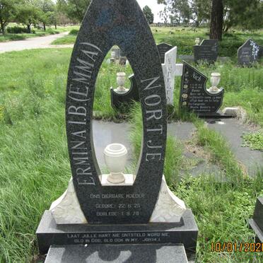 NORTJE Ermina I.B. 1925-1978