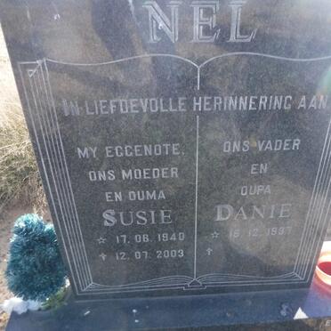 NEL Danie 1937- &amp; Susie 1940-2003