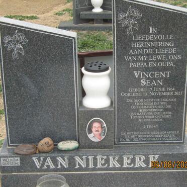 NIEKERK Vincent Sean, van 1964-2021