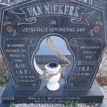 NIEKERK J.H.S., van 1955- &amp; A.H. 1956-2005