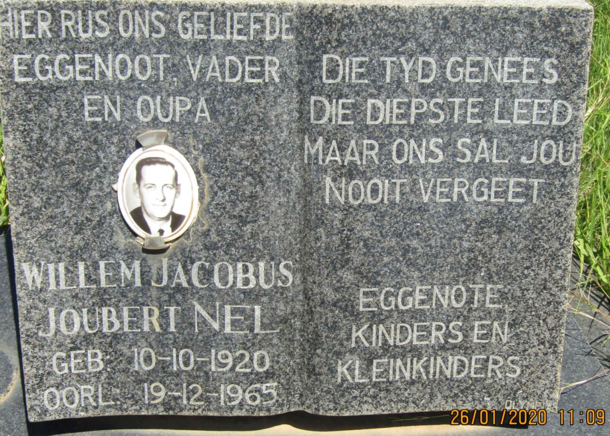 NEL Willem Jacobus Joubert 1920-1965
