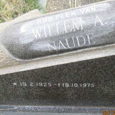 NAUDE Willem A. 1925-1975