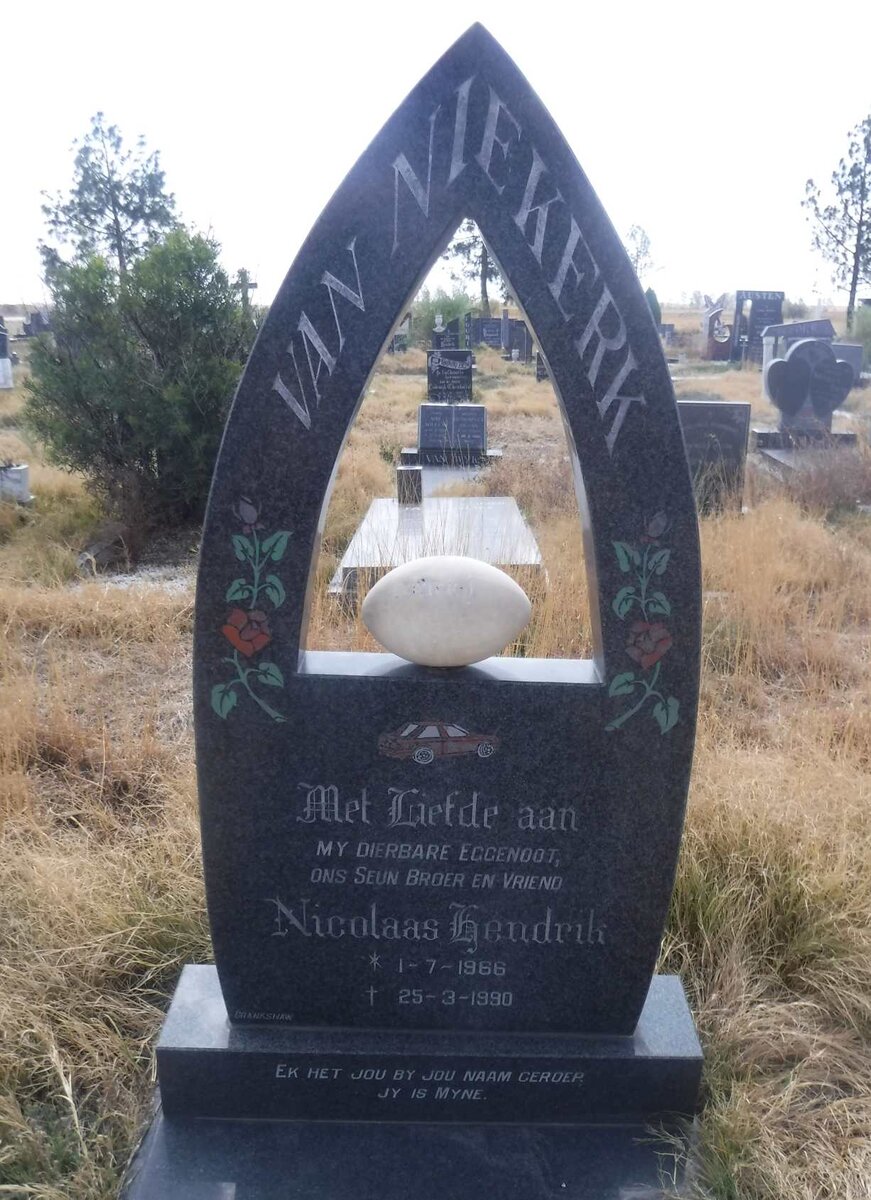 NIEKERK Nicolaas Hendrik, van 1966-1990