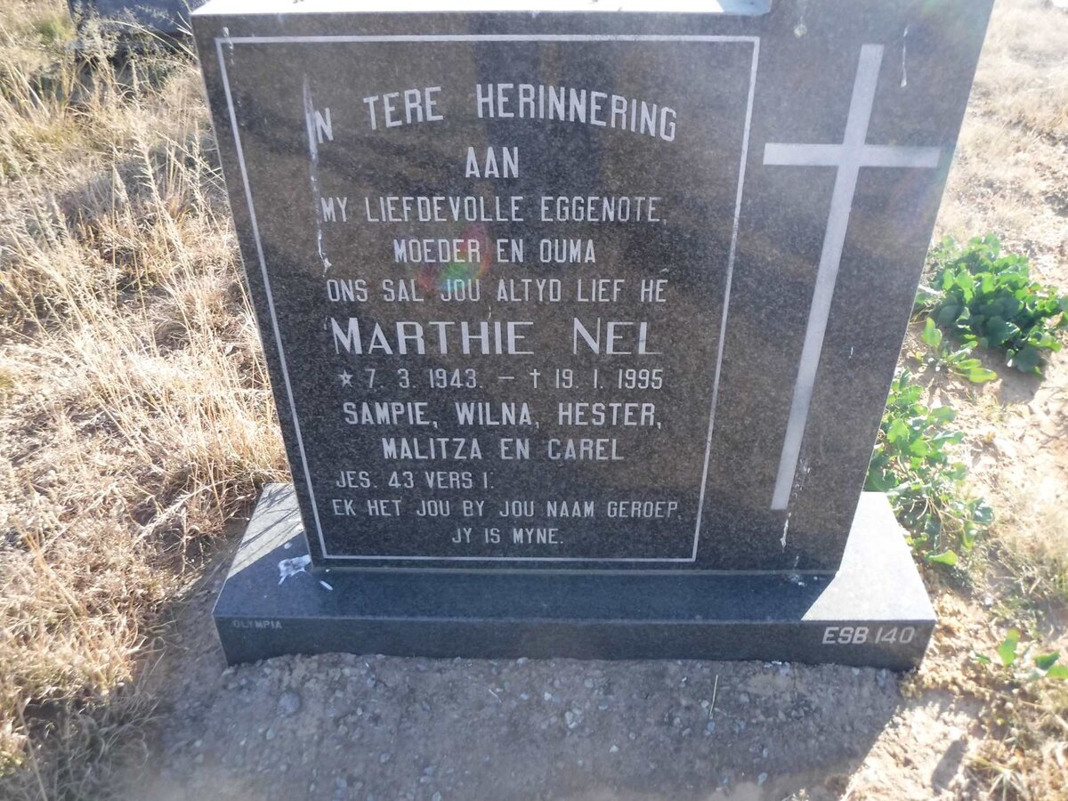 NEL Marthie 1943-1995