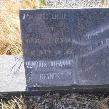 NAUDE Hendrik Johannes Reyneke 1902-1986 &amp; Naomi Orpa REYNEKE 1905-2002