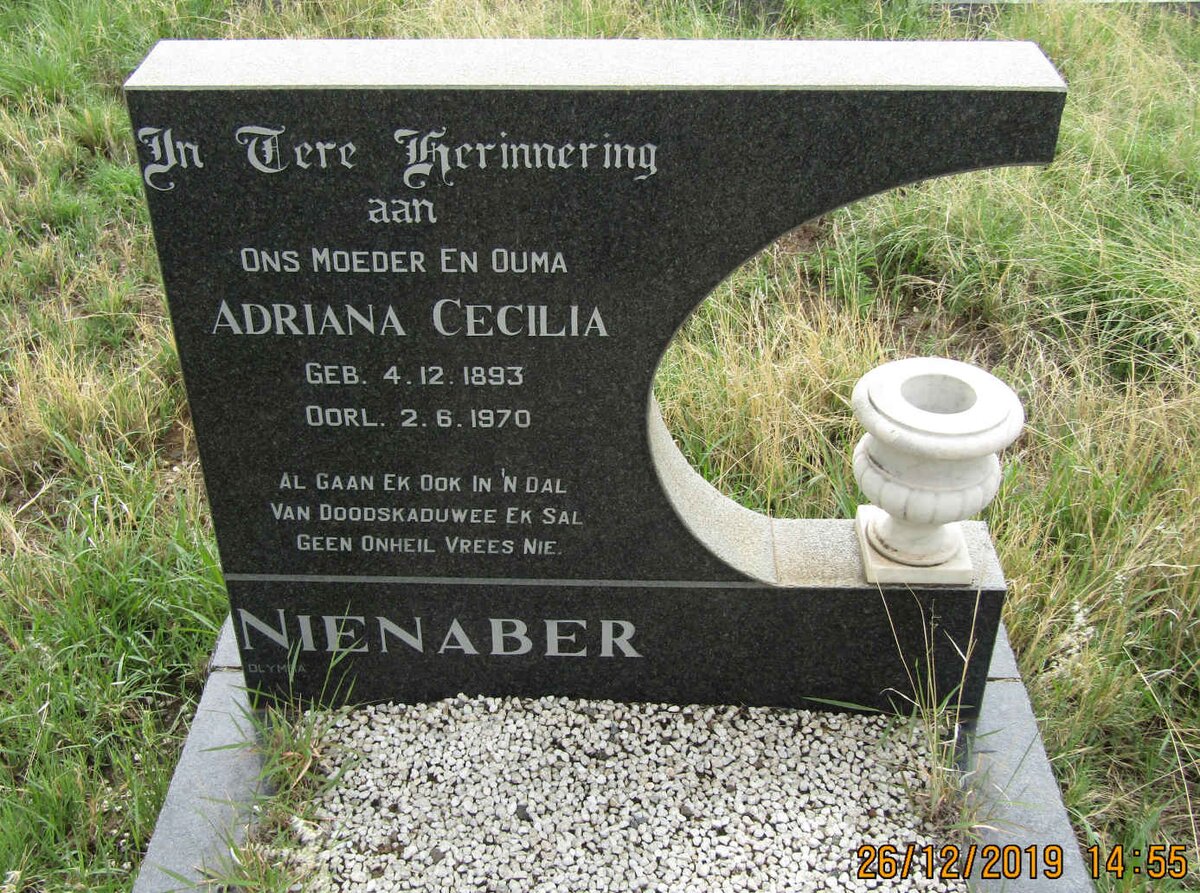 NIENABER Adriana Cecilia 1893-1970