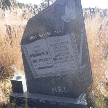 NEL Andries H. du Preez 1942- &amp; Jacoba Wilhelmina SWANEPOEL 1944-1980