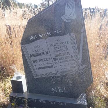 NEL Andries H. du Preez 1942- &amp; Jacoba Wilhelmina SWANEPOEL 1944-1980