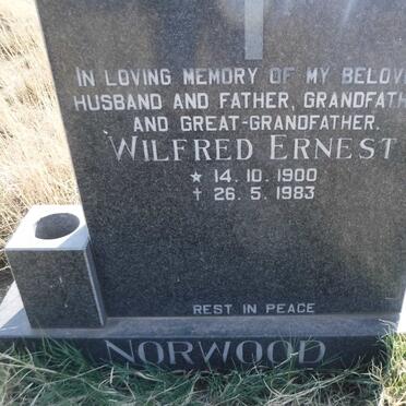 NORWOOD Wilfred Ernest 1900-1983