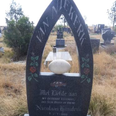 NIEKERK Nicolaas Hendrik, van 1966-1990