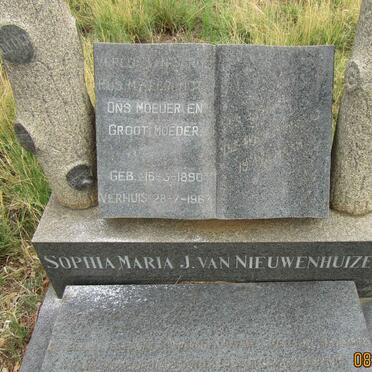 NIEUWENHUIZEN Sophia Maria, J. van 1890-1967