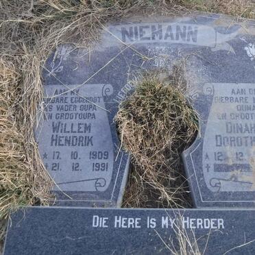 NIEMANN Willem Hendrik 1909-1991 &amp; Dinah Dorothea 1911-