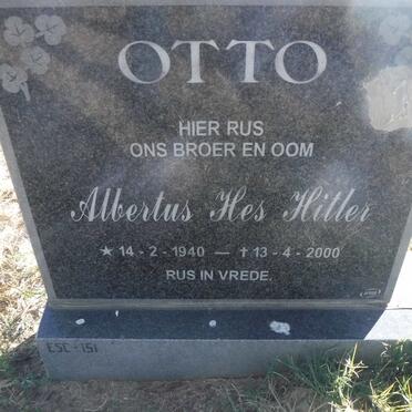 OTTO Albertus Hes Hitler 1940-2000