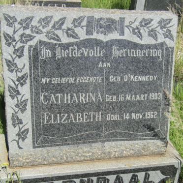 ODENDAAL Catharina Elizabeth nee O'KENNEDY 1903-1962