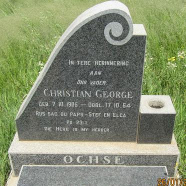 OCHSE Christian George 1905-1964