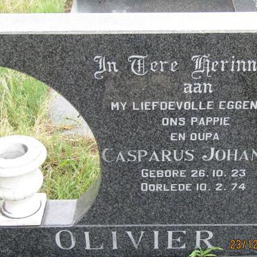 OLIVIER Casparus Johannes 1923-1974
