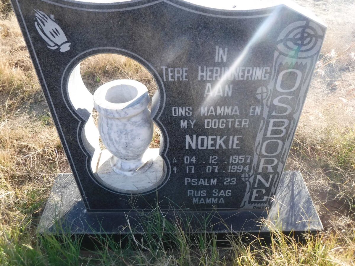 OSBOURNE Noekie 1957-1994