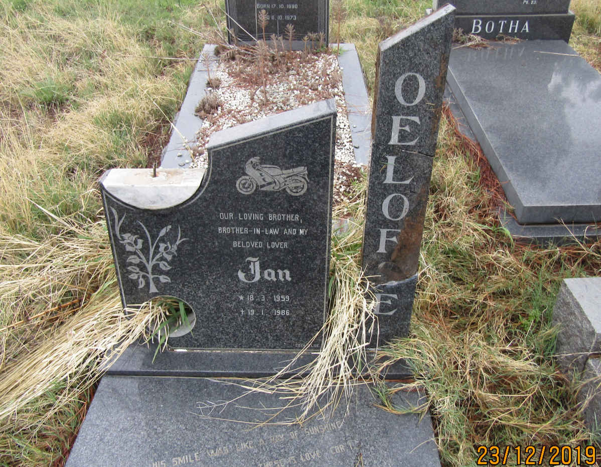 OELOFSE Jan 1959-1986