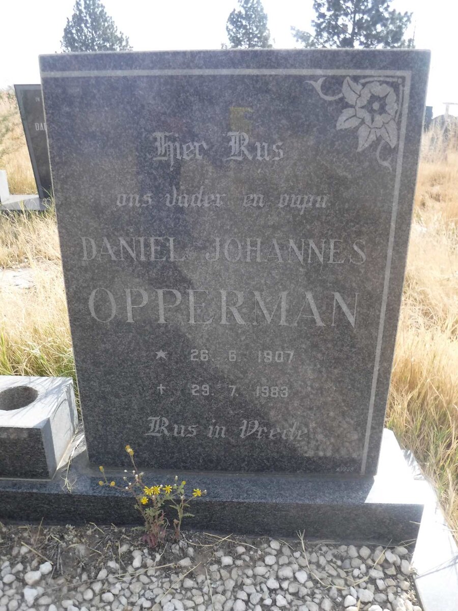 OPPERMAN Daniel Johannes 1907-1983