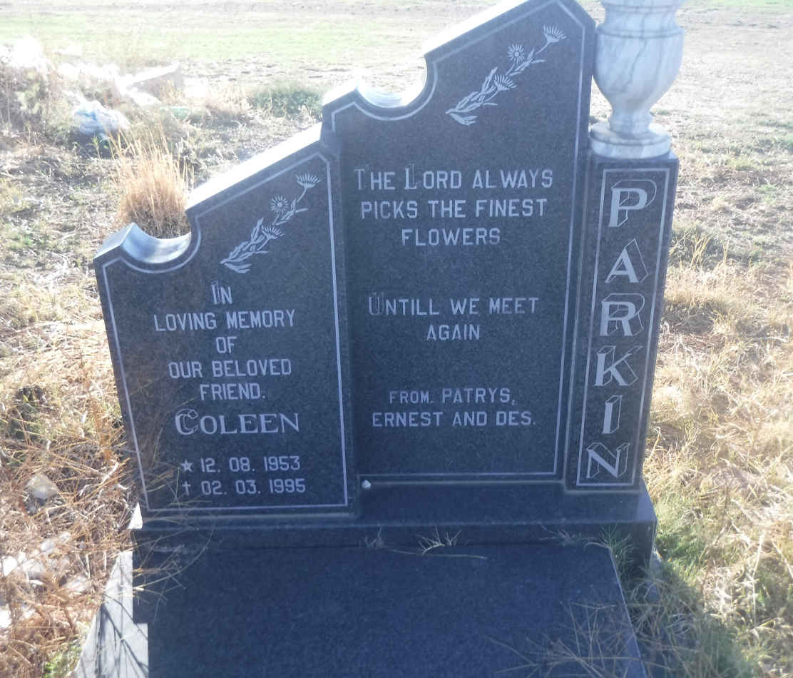 PARKIN Coleen 1953-1995