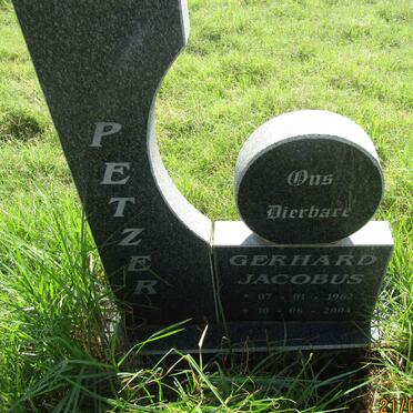 PETZER Gerhardus Jacobus 1962-2004