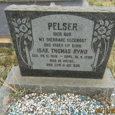 PELSER Isak Thomas Ryno 1918-1969