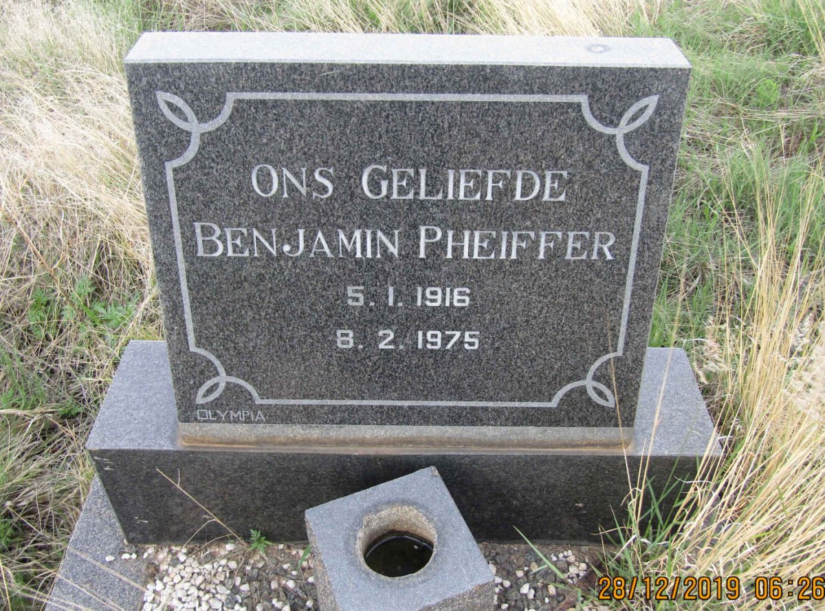PHEIFFER Benjamin 1916-1975