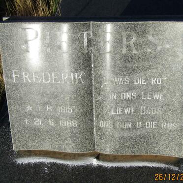 PIETERS Frederik 1915-1988
