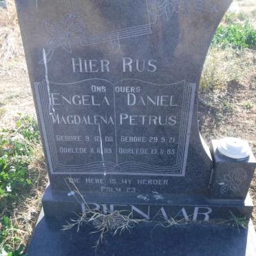 PIENAAR Daniel Petrus 1921-1985 &amp; Engela Magdalena 1908-1985